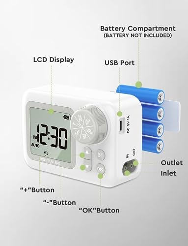 moistenland [2025 Upgraded] Automatic Watering System, 15 Potted Indoor Houseplants Support Plant Waterer, Vacation Plant Watering Devices, with Digital Programmable Water Timer - Image 5