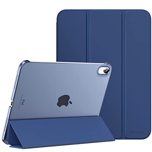 MoKo for iPad (A16) 11th Generation Case 11 Inch 2025, iPad 10th Generation Case 10.9 Inch 2022, Slim Stand Hard PC Translucent Back Shell Smart Cover, Support Touch ID, Auto Wake/Sleep, Navy Blue - Image 1
