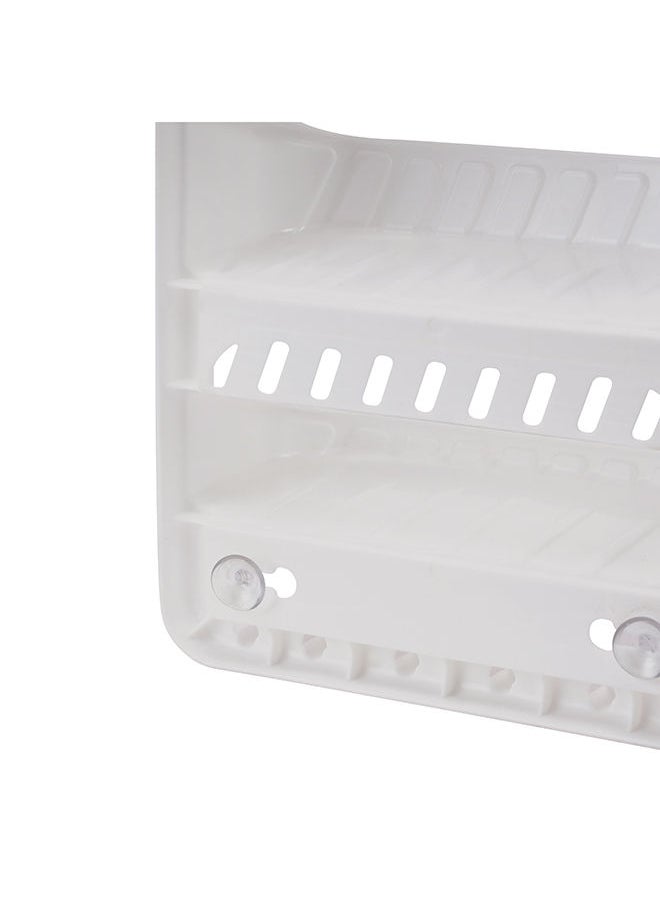 Royalford Royalford 3 Layer Hanging Bathroom Organizer- RF11301|  Ideal Organizer for Toiletries, Dcor| Strong and Durable Construction| White  - Image 5