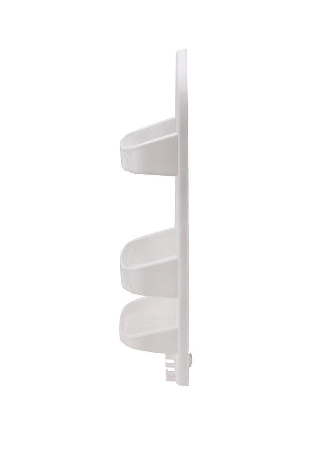 Royalford Royalford 3 Layer Hanging Bathroom Organizer- RF11301|  Ideal Organizer for Toiletries, Dcor| Strong and Durable Construction| White  - Image 4
