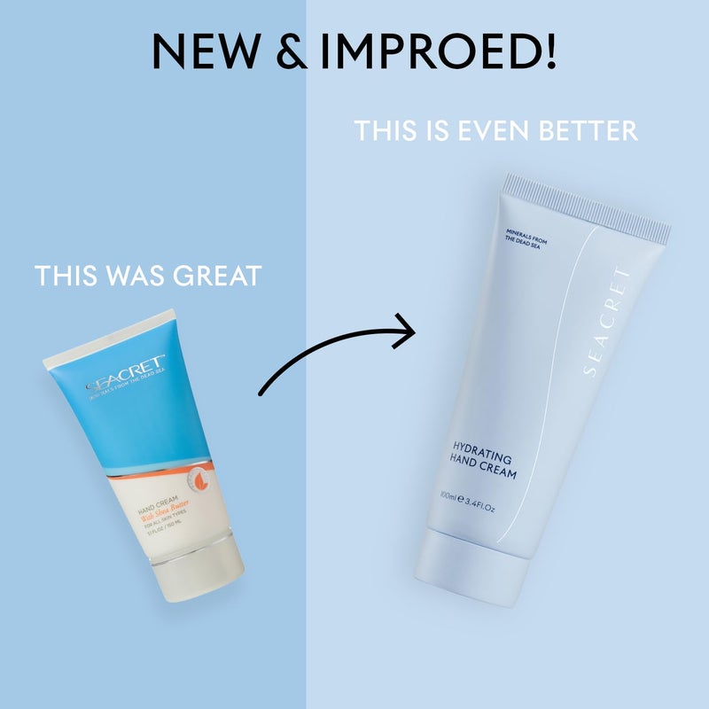 SEACRET Minerals Hand Cream, From The Dead Sea, Shea Butter Deeply Hydrates, Peony Scent, 5.1 Fl Oz / 145 ml - Image 2