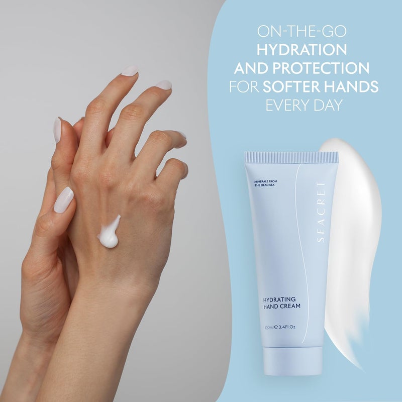 SEACRET Minerals Hand Cream, From The Dead Sea, Shea Butter Deeply Hydrates, Peony Scent, 5.1 Fl Oz / 145 ml - Image 4