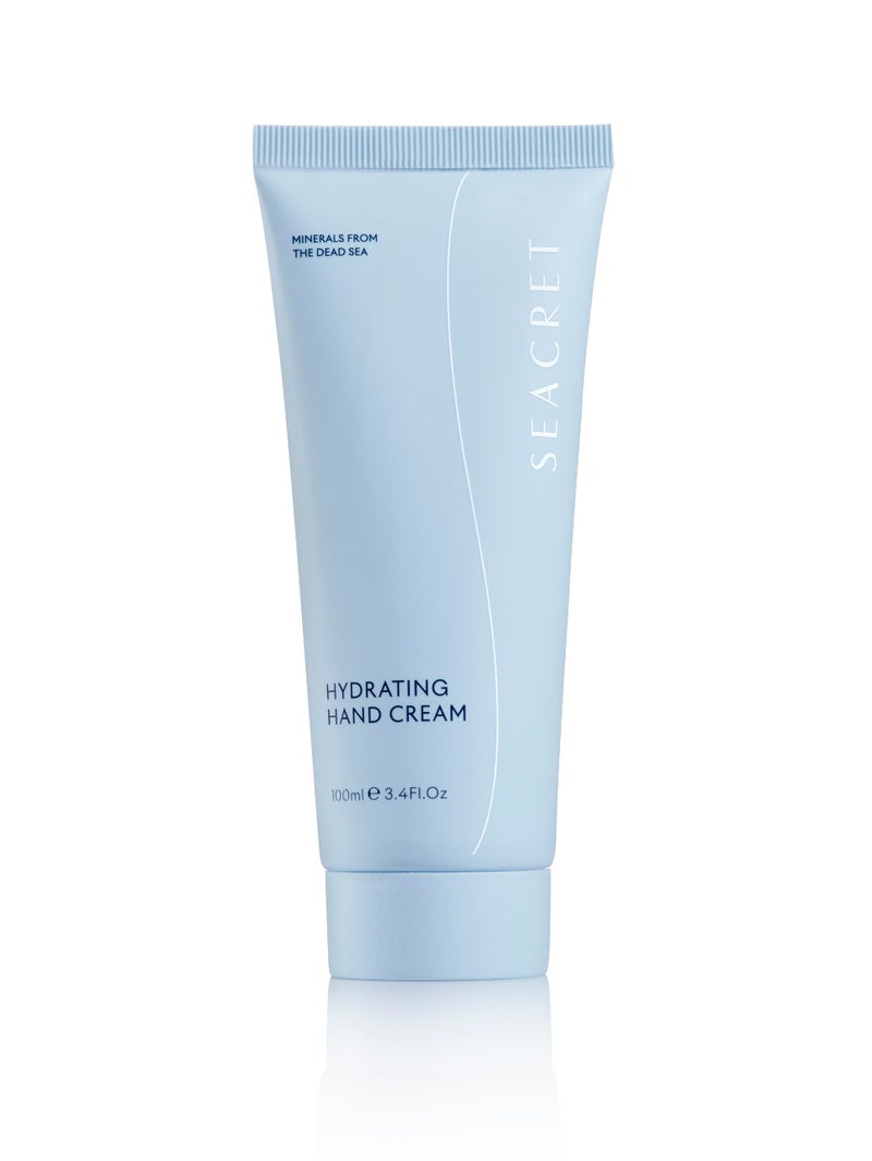 SEACRET Minerals Hand Cream, From The Dead Sea, Shea Butter Deeply Hydrates, Peony Scent, 5.1 Fl Oz / 145 ml - Image 1