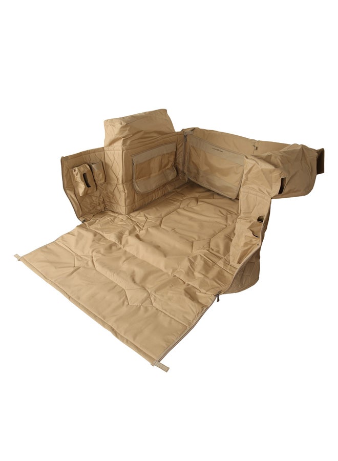 AL SANIDI Rear Trunk Mat with Mattress Cover for Land Cruiser + Lexus 2008 - Keeps the trunk clean, organizes items, and withstands daily use.  - Image 3