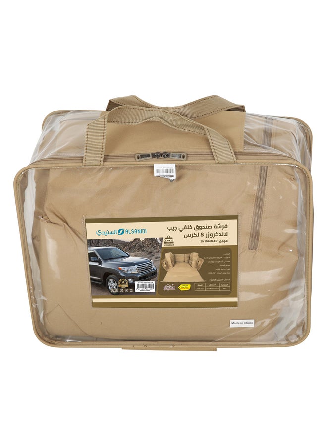 AL SANIDI Rear Trunk Mat with Mattress Cover for Land Cruiser + Lexus 2008 - Keeps the trunk clean, organizes items, and withstands daily use.  - Image 4