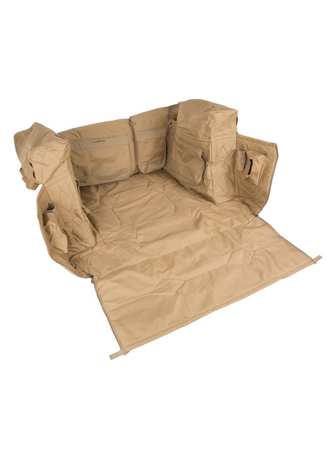 AL SANIDI Rear Trunk Mat with Mattress Cover for Land Cruiser + Lexus 2008 - Keeps the trunk clean, organizes items, and withstands daily use.  - Image 1