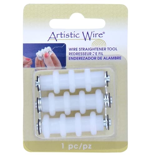 Beadalon Artistic Wire Tool, Nylon Wire Straightener, 3 Rollers - Image 1