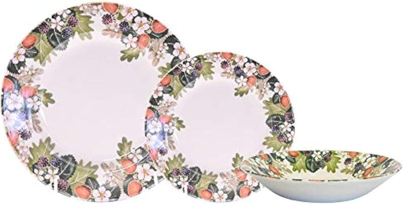 Churchill's Churchill Queen's Dinnerware 12 Piece Set, Strawberry Harvest, Made In England - Image 1