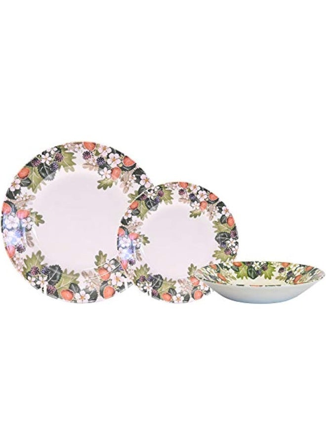 Churchill's Churchill Queen's Dinnerware 12 Piece Set, Strawberry Harvest, Made In England - Image 2