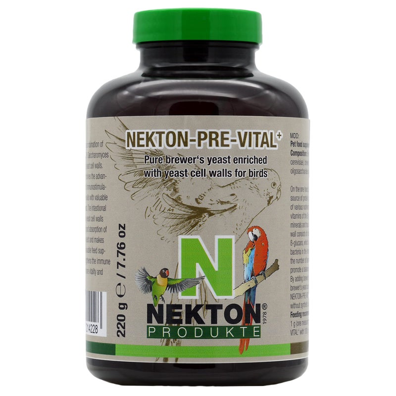 Nekton Pre Vital+ Prebiotic Bird Supplement 220gm / 7.76oz - Image 1