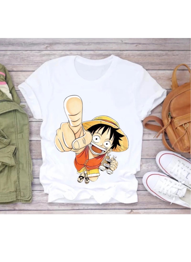 One Piece Luffy Thermal Transfer Sticker On Clothing Washable Patches Do It Yourself For Clothing.  - Image 2