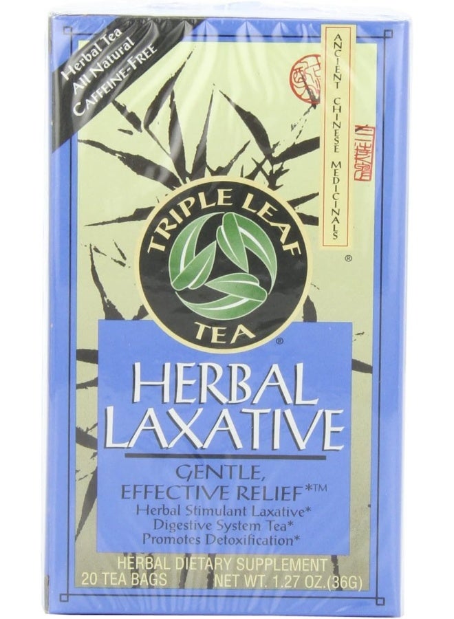 Triple Leaf Tea Triple Leaf Herbal Laxative Tea - 20 Bags - Image 1