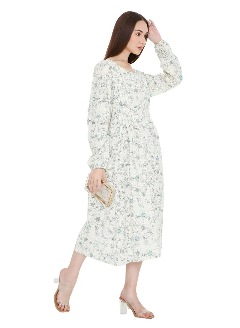 هانا آند سارا UNIQUE PRINTED SHORT FARASHA MODEST WEAR ARABIC KAFTAN JALABIYA DRESS