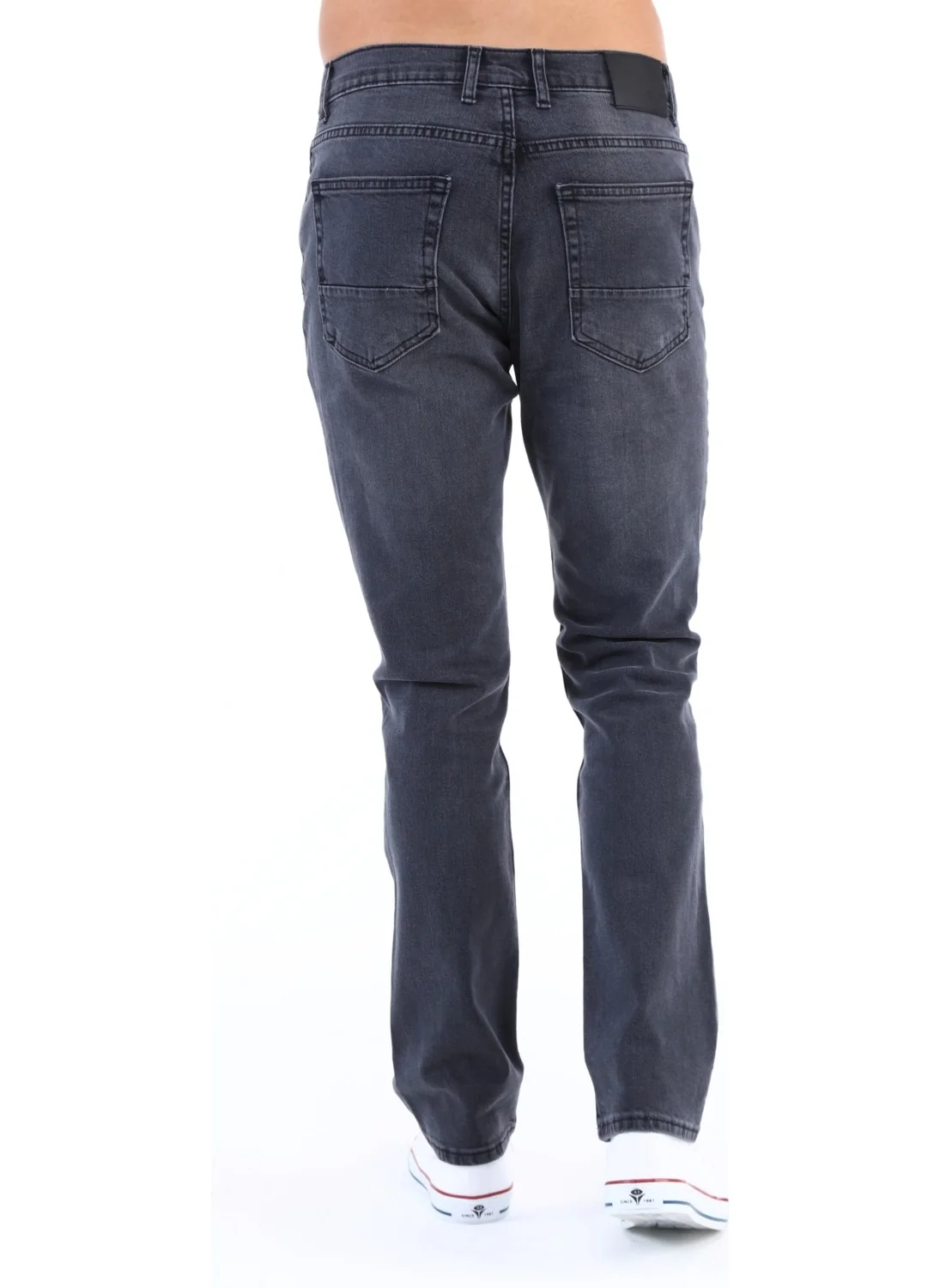 Cedy Denim Men's Yüksel Waist Wide Cut Piggy Leg Denim Trousers Regular Fit Jean C336