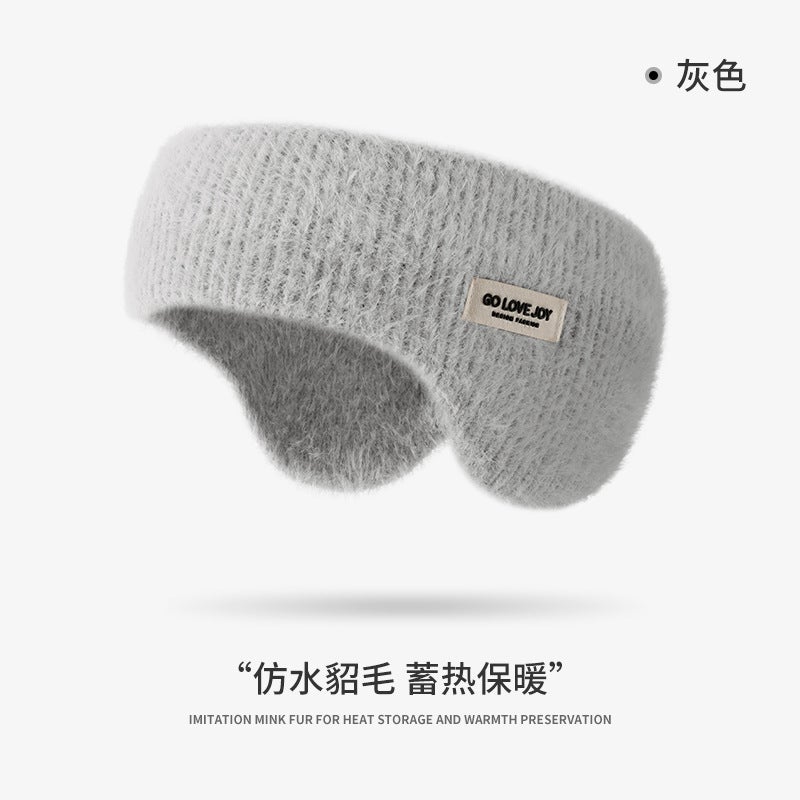 Soundproof Earmuffs for Women Strong Noise Reduction Winter Sleep Aid Gray DEZ43 
