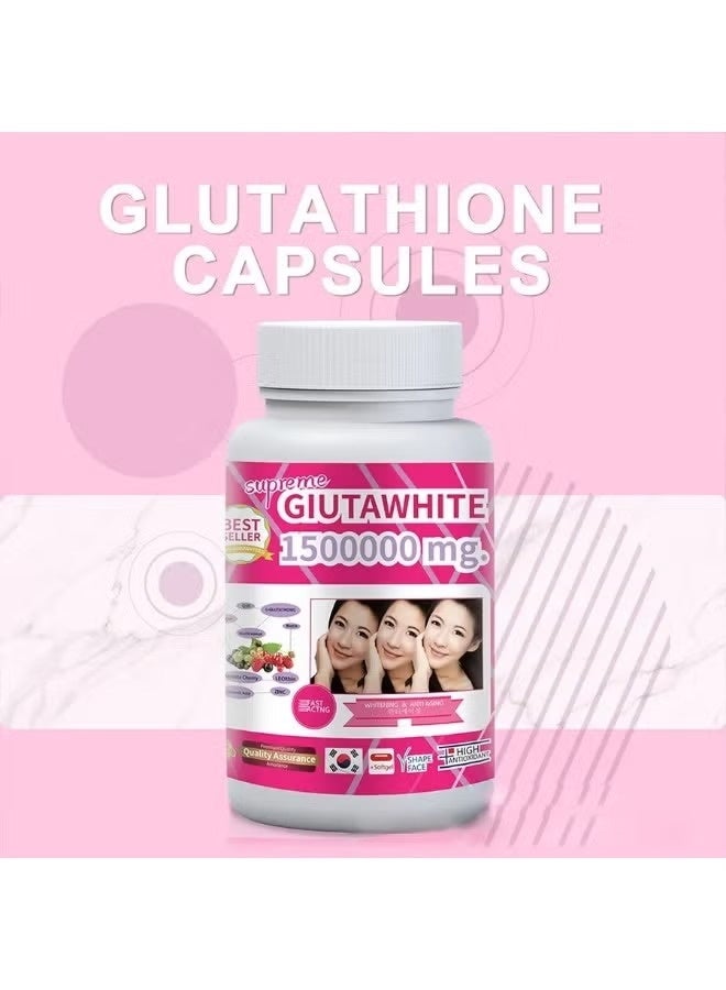 Gluta White Supreme Gluta White Capsules – Skin Lightening, Anti-Pigmentation & Collagen Booster – Fast Acting - Image 5