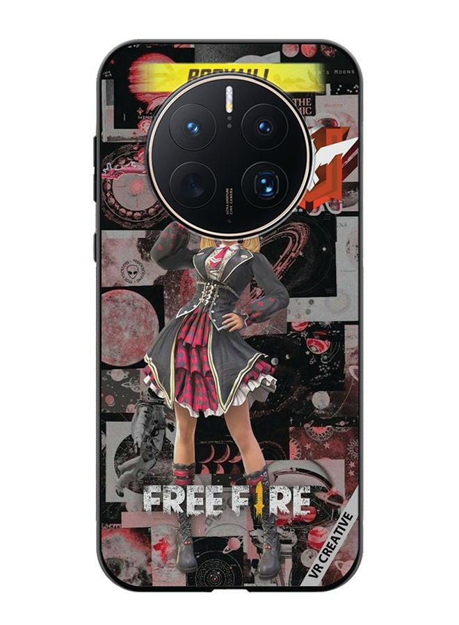 VR CREATIVE Protective Case Cover For Huawei Mate 50 Pro Free fire Design Multicolour - Image 1