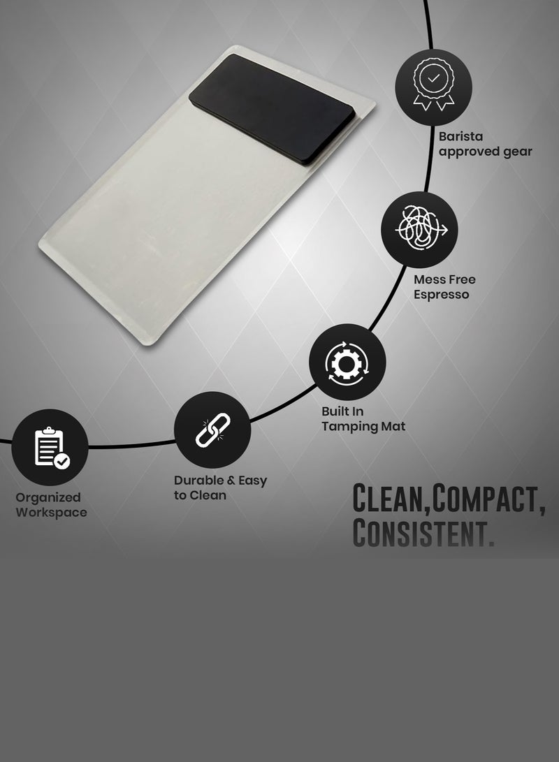 Rattleware Grinder Tray with Tamping Mat - Image 4
