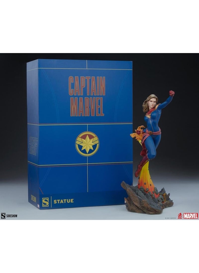 SIDESHOW COLLECTIBLES Captain Marvel Avengers Assemble Statue - 200573  - Image 4