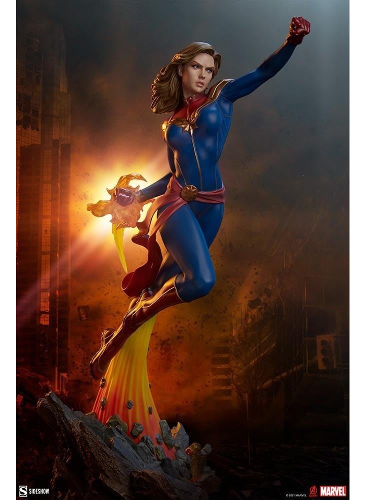 SIDESHOW COLLECTIBLES Captain Marvel Avengers Assemble Statue - 200573  - Image 3