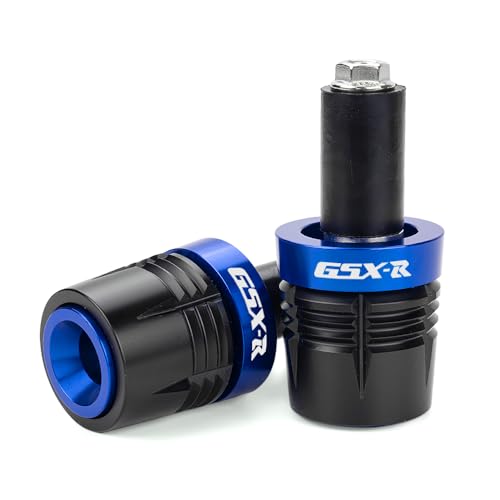 MOWOK Fit For SUZUKI GSX-R 750 GSXR 600 1000 GSXR750 GSXR600 GSXR1000 Accessories Motorcycle Handlebar End Caps Hand Grip Plugs Handle Bar Ends Slider (Blue) - Image 1