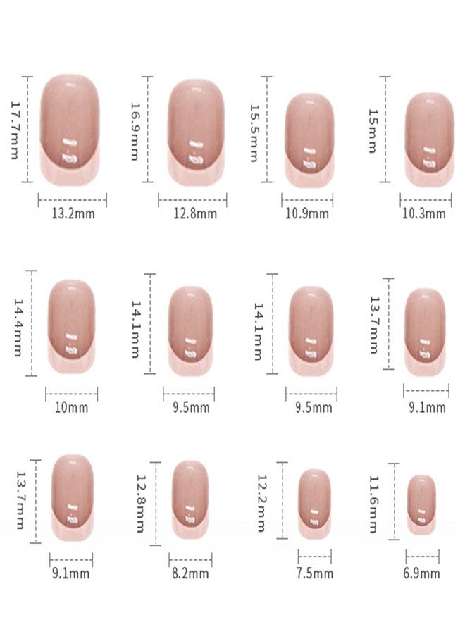 Vezocim أظافر مضغوطة قصيرة مربعة، 24 قطعة أظافر مزيفة قابلة لإعادة الاستخدام، أظافر لاصقة للنساء، أظافر أكريليك صناعية مزخرفة، أظافر لاصقة بشكل كوفين مربع (R418) - Image 4