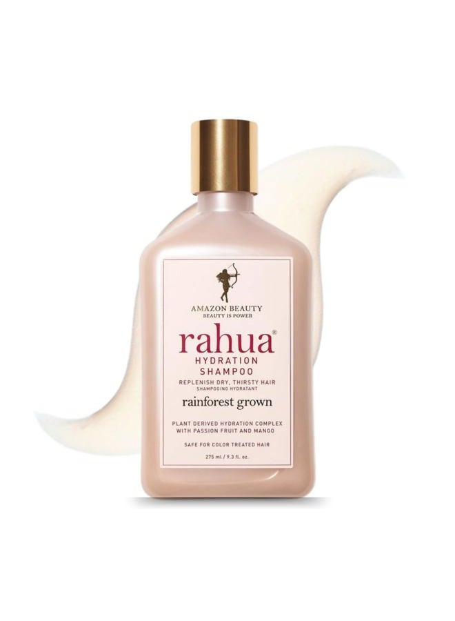 Rahua شامبو الترطيب، 9.3 أونصة سائلة، شامبو مرطب عضوي خالي من الكبريتات للشعر الجاف، مكونات طبيعية مستمدة من النباتات، مانجو وفاكهة العاطفة، العناية بالشعر لمكافحة التجاعيد والعناية بفروة الرأس - Image 1