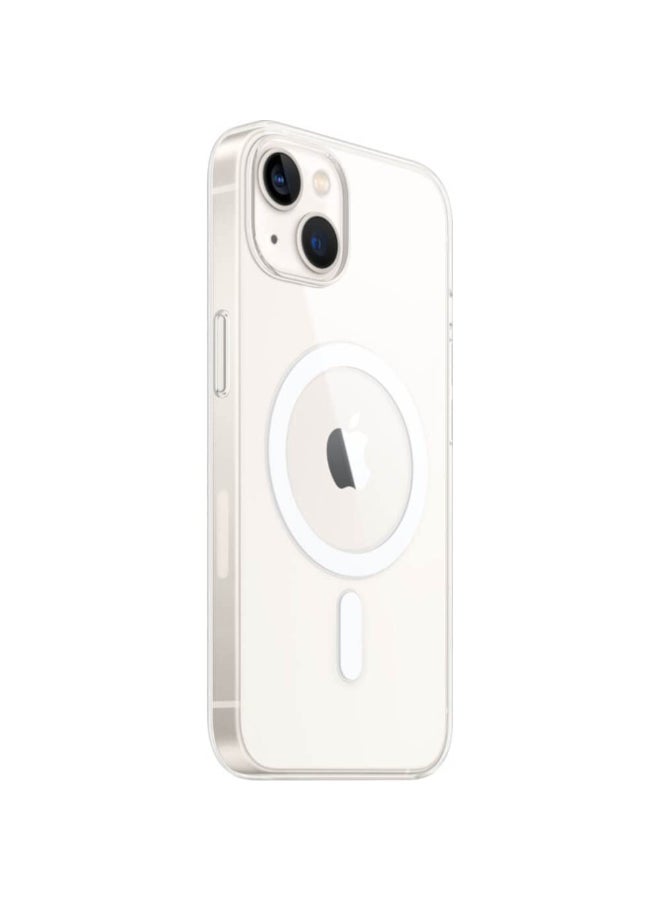 ابل  Certified Pre Owned - Polycarbonate Clear Case with MagSafe for iPhone 13 clear - Image 5