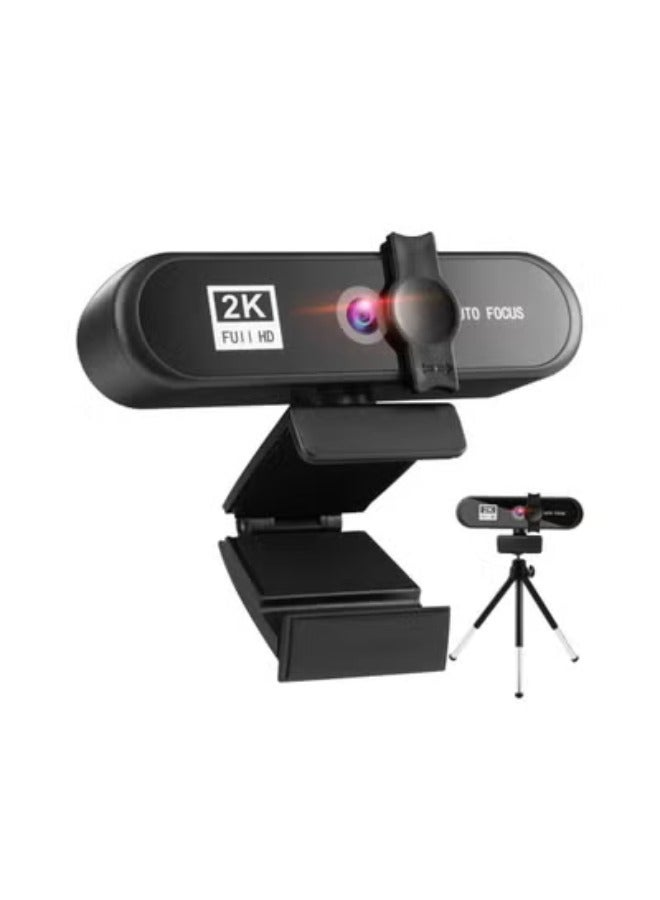 AROAQ 2K Digital High-Definition 1080P Computer Camera - Beauty Mode, External USB, Online Class, and Live Streaming Webcam