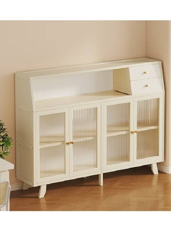 إن كي أكس خزانة مطبخ خشبية حديثة للتخزين مع أرفف لغرفة المعيشة والمطبخ - Image 3