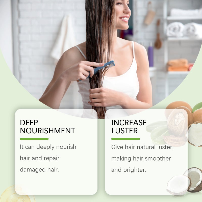 Hoegoa Nut Protein Care Hair Mask Moisturizes Hair, Protects Hair, Moisturizes Hair, Locks In Moisture, Smoothes And Shines Hair Mask - Image 3