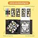 Tiger Tribe Neon Coloring Set Glow Friends Cute Activity Set for Kids incl Stickers Markers Portable Perfect for Travel Great Gift - Image 4