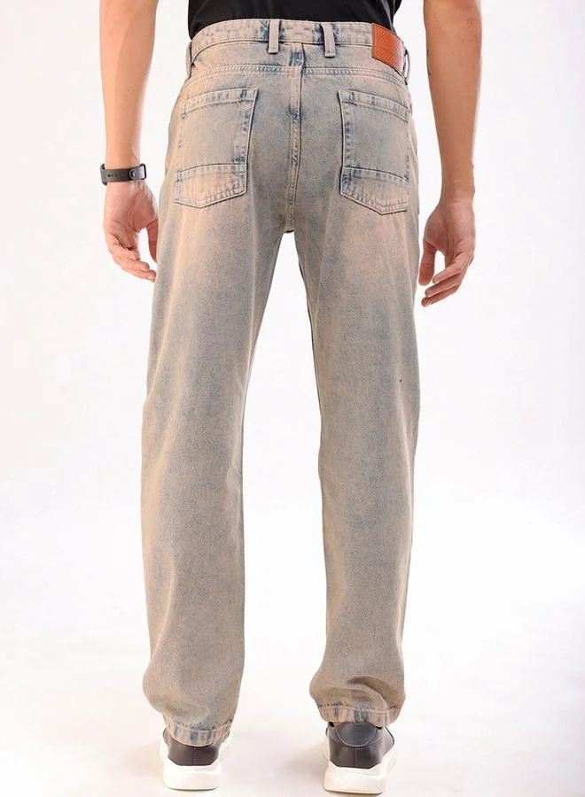 The Indian Garage Co  Men Straight Fit Mid Rise Jeans for Men | Best Price UAE