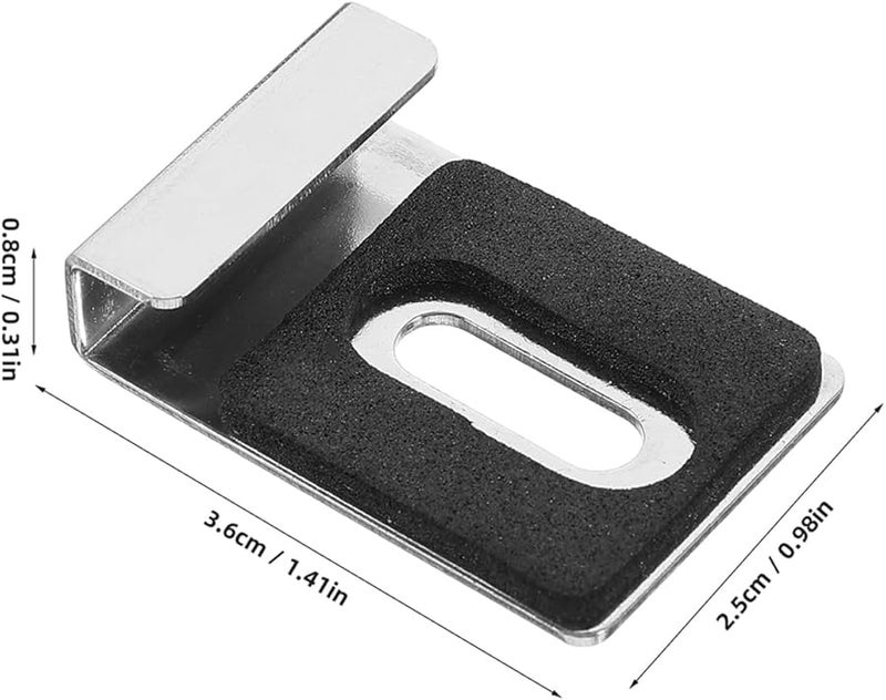 Artibetter 8 حزمة حامل مرآة حائط مشابك تثبيت زجاج لتثبيت سهل خزانة ملابس ديكور منزلي - Image 3