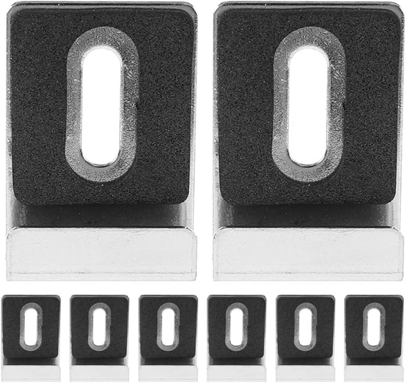 Artibetter 8 حزمة حامل مرآة حائط مشابك تثبيت زجاج لتثبيت سهل خزانة ملابس ديكور منزلي - Image 2