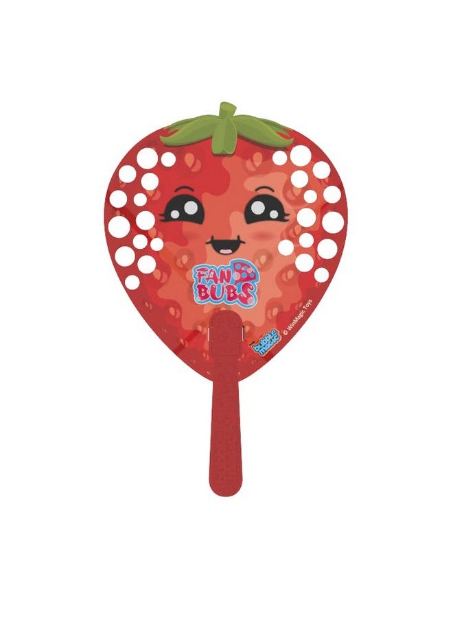 Bubble Magic Fan Bubs Strawberry, Bubble Solution with Hand Fan for The Kids 3 Year and Above, Multicolor, (FB50011) - Image 2