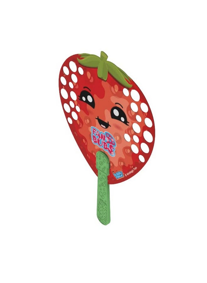 Bubble Magic Fan Bubs Strawberry, Bubble Solution with Hand Fan for The Kids 3 Year and Above, Multicolor, (FB50011) - Image 3