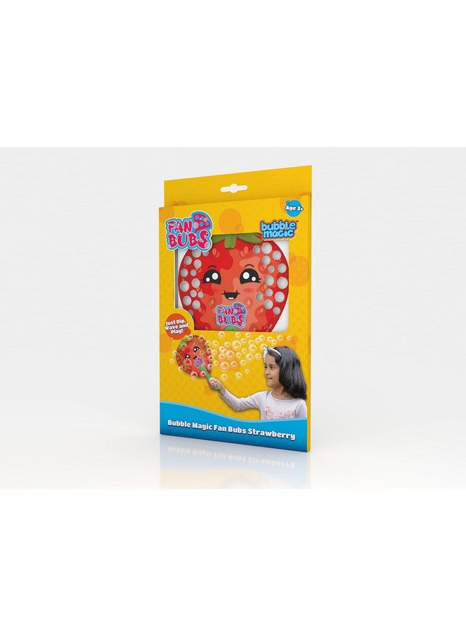 Bubble Magic Fan Bubs Strawberry, Bubble Solution with Hand Fan for The Kids 3 Year and Above, Multicolor, (FB50011) - Image 4