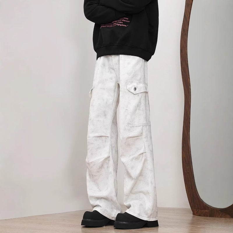 Unisex Classic Denim Jeans Loose Fit Daily Outdoor Wear - Image 3