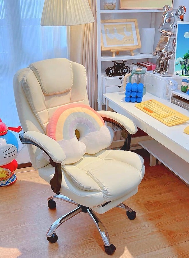 Office Chair Executive Office Chair PU Leather Massage Chair Boss Chair High Back Gaming Chair with Footrest Computer Chair Lift and Swivel for Home and Office - Image 4