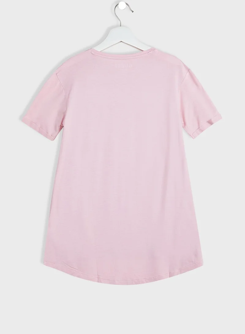 GUESS Youth Slogan T-Shirt