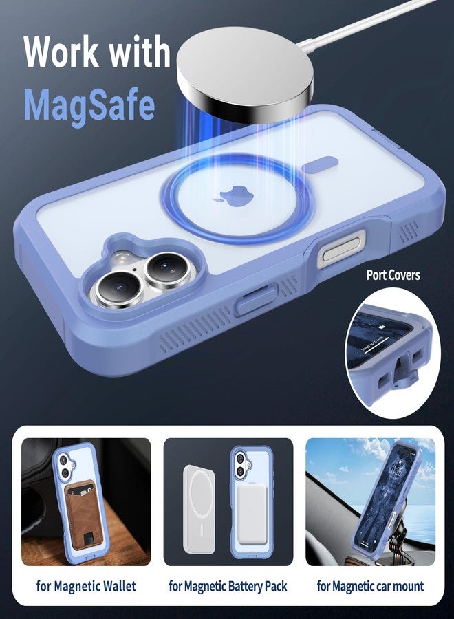 jaroco for Phone case, [Compatible with MagSafe][Military Grade Drop Protection] Bumper Phone Case -Blue Purple - Image 4