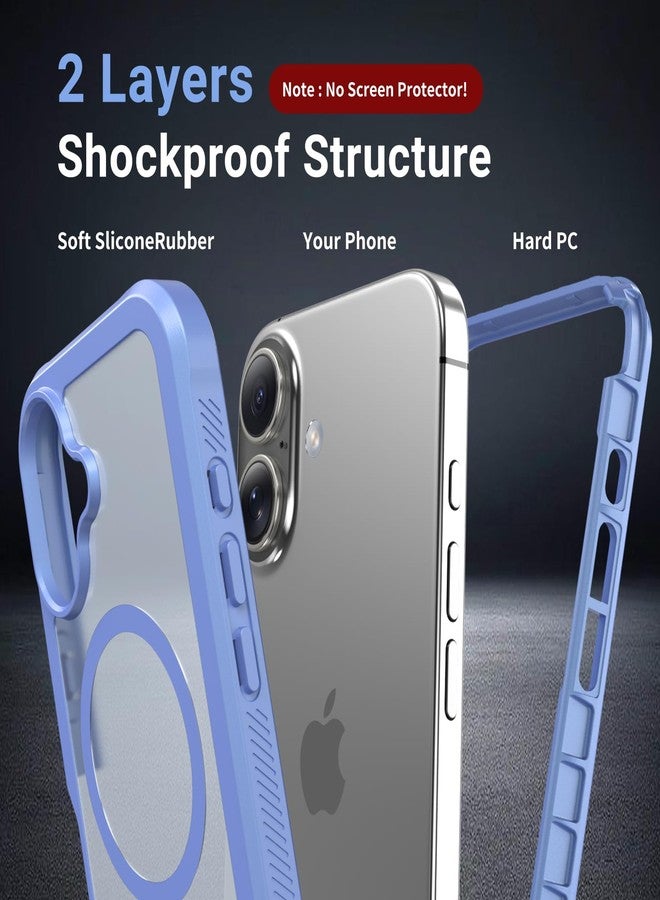 jaroco for Phone case, [Compatible with MagSafe][Military Grade Drop Protection] Bumper Phone Case -Blue Purple - Image 2