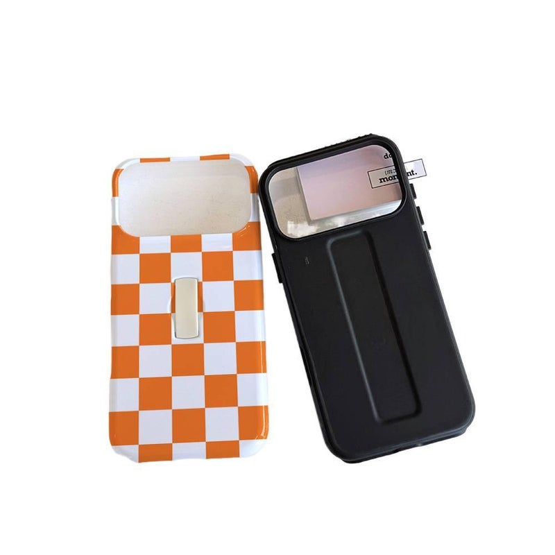 TPU+PC Protective Case for iPhone 12 with Drop Protection and Kickstand plus Shockproof plus Strong Magnetic plus Scratch Resistant in Gold - Veloris - Image 4