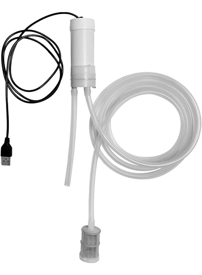 مضخة كهربائية صغيرة محمولة بطول 1.6 متر تعمل بالتيار الكهربائي تعمل بالشفط التلقائي لتعبئة المشروبات المصنوعة منزليًا ومجموعة مضخة نقل المياه الخاصة بمشروبات ميد كومبوتشا والقهوة - Image 1
