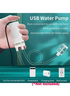 Generic 1.6 Meters Portable USB Electric Mini Auto-Siphon Self Priming Pump for Bottling Home Brew Beverages Mead Kombucha Coffee Water Transfer Pump Kit  - Image 5