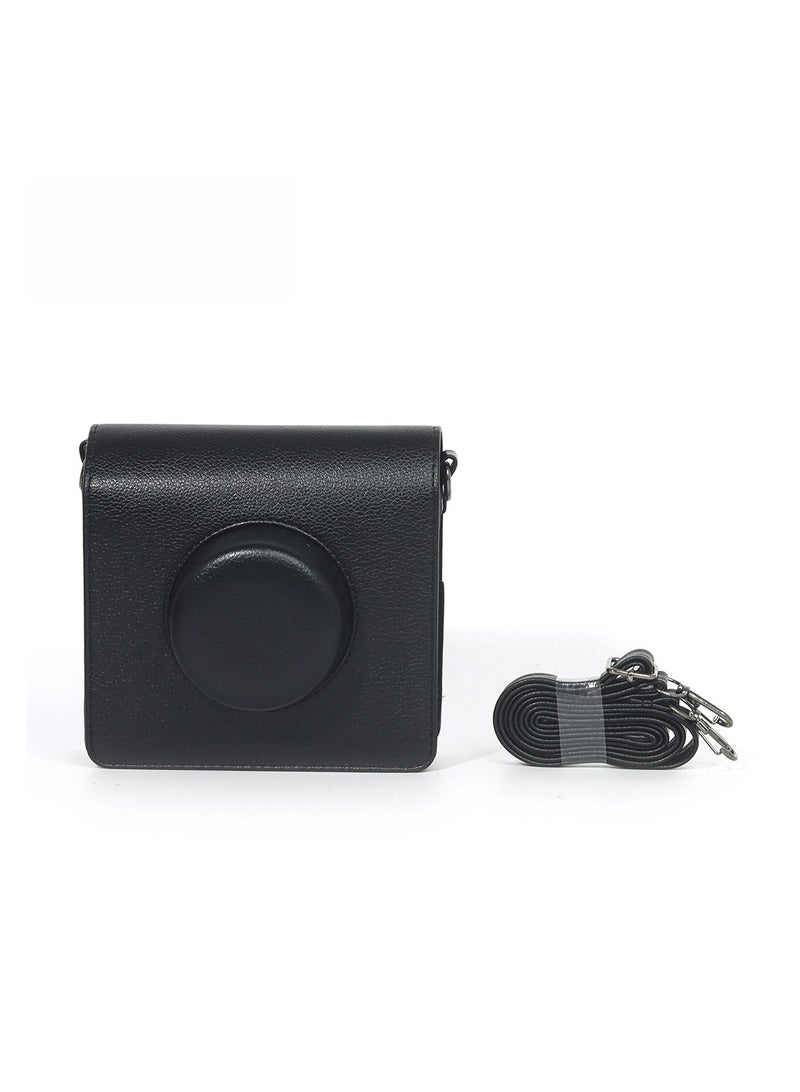 General ‘Classic PU leather case for Fujifilm Mini EVO - with removable front cover, charging slot and adjustable shoulder strap’  - Image 1
