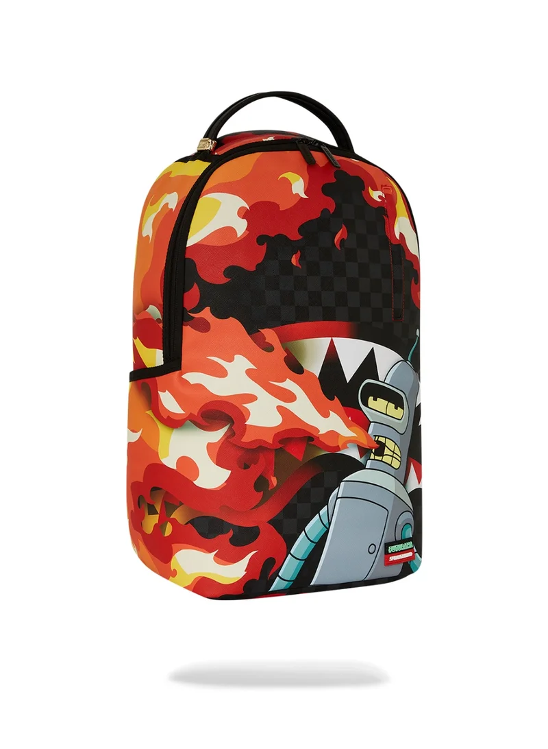 SPRAYGROUND FUTURAMA BENDER FIRE DRAMA DLXSV BACKPACK