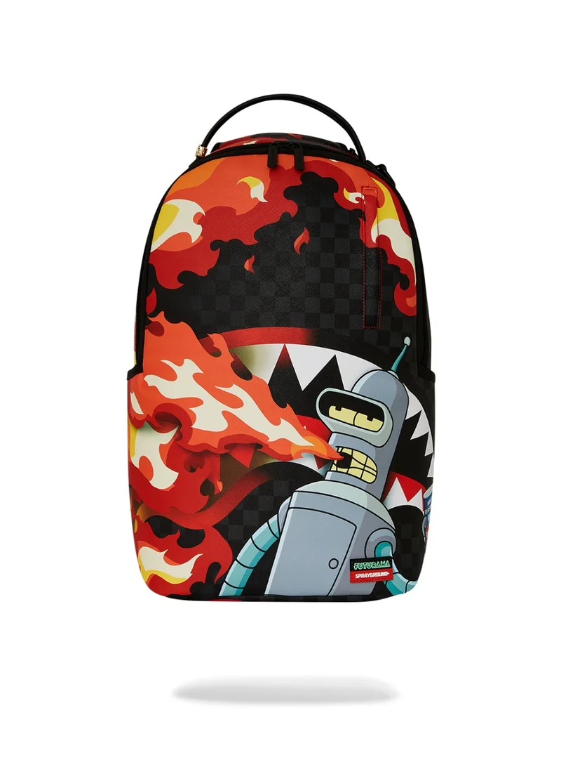 SPRAYGROUND FUTURAMA BENDER FIRE DRAMA DLXSV BACKPACK