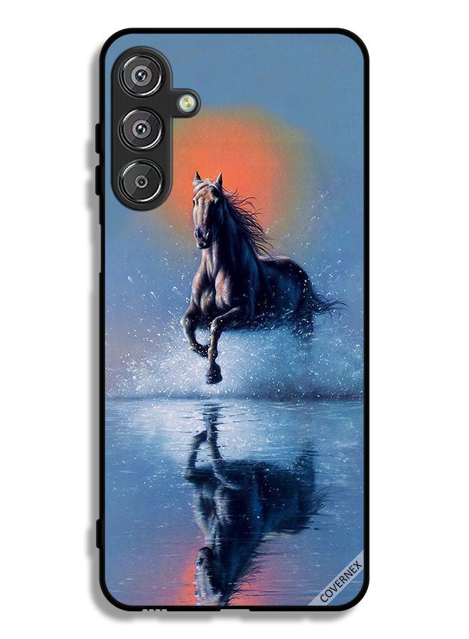 Covernex Samsung Galaxy M36 Protective Case Cover Horse Running In Water Art - Image 1